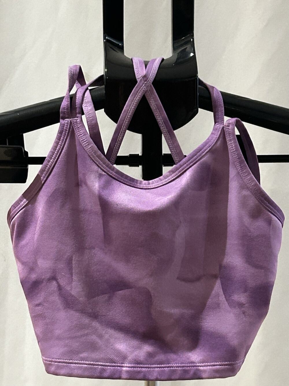 Zella Girl Bra/Leggings Purple Tie Dye Set size 8/10